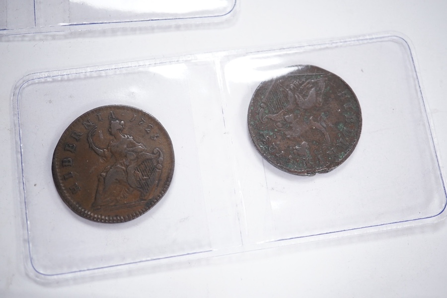 Irish and Isle of Man AE coins, William & Mary to Victoria